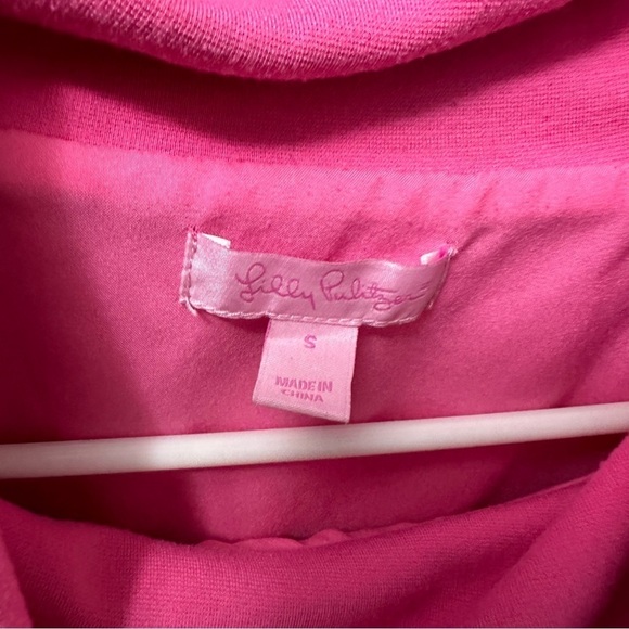Lilly Pulitzer pink cowl neck sleeveless jerseys mini dress size small - Picture 10 of 12